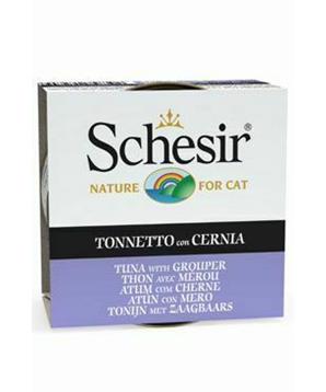 Schesir Cat konz. Adult tuňák/kanic 85G