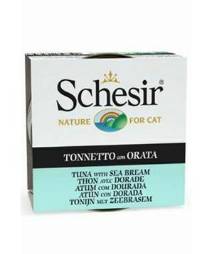 Schesir Cat konz. Adult tuňák/pražma 85G