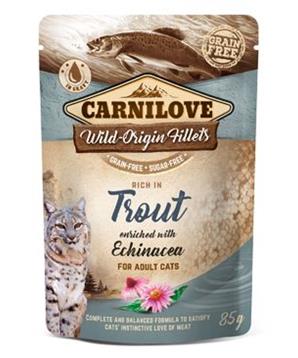 Carnilove Cat Pouch Trout Enriched & Echinacea