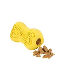 Hračka pes TITAN gumová kost žlutá Zolux
