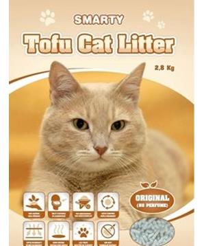 Levně Smarty Tofu Cat Litter Original podestýlka bez vůně 6 lt