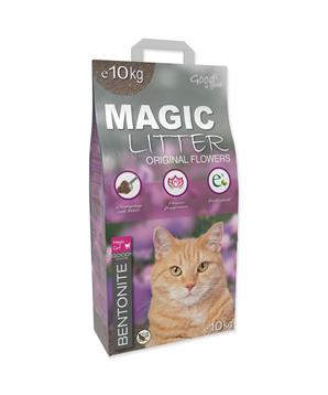 Levně Kočkolit MAGIC LITTER Bentonite Original Flowers 10 kg
