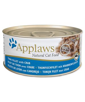 Levně Konzerva APPLAWS Cat Tuna & Crab 70 g