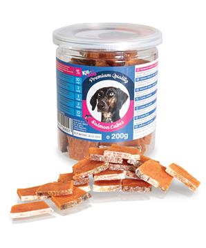 Levně KIDDOG lososové masíčko v plátku - PREMIUM QUALITY 200 g dóza 1 dóza