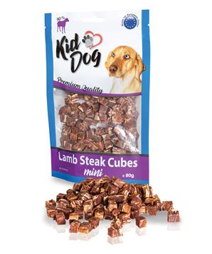 Levně KIDDOG mini kostičky z jehněčího masíčka 80 g