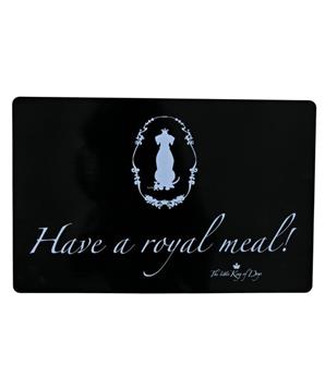Prostírání - gumová podložka pod misky černá Royal 44x28 cm