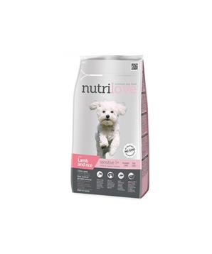 Nutrilove pes Sensitive Adult Small & Medium jehněčí, granule