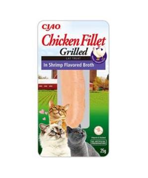 Levně Churu Cat Chicken Fillet in Shrimp Flavored Broth 25g
