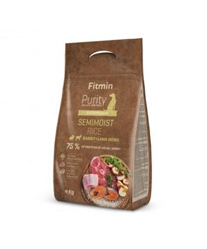 Levně Fitmin Purity Semimoist Rabbit & Lamb Rice kompletní krmivo pro psy 2x 4 kg