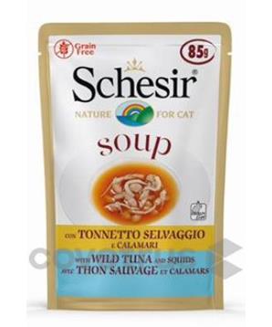 Levně Schesir Cat kapsa Adult Soup tuňák/dýně 85 g