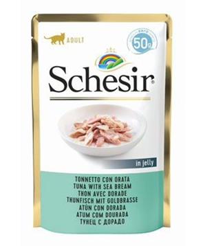 Levně Schesir Cat kapsa Adult tuňák/pražma 50G