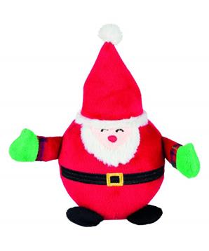 Levně Vánoční kulaté figurky SANTA CLAUS, TUČNÁK, SNĚHULÁK 18 cm