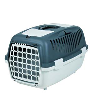 Levně Transportní box CAPRI II, XS-S: 37x34x55cm (max. 8kg) - tmavě šedá / světle šedá 1 ks