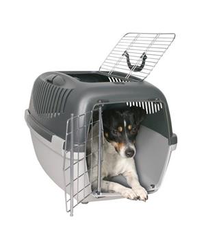 Levně Transport.box CAPRI III otvír.střecha 40x38x61cm (max. 12kg) tmavošedá/šedá 1 ks