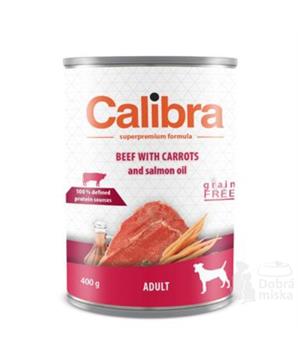 Calibra Dog konz.Adult hovězí s mrkví