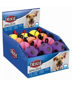 Sportovní míč na šňůře, mechová guma, 6cm/30cm TRIXIE