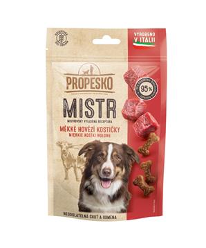 PROPESKO Dog Mistr měkké hovězí kostičky GF
