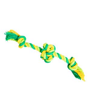 Levně Míč se 2 rameny HipHop bavlněný, limetková, zelená 22cm/80g