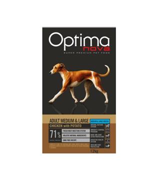 OPTIMAnova Dog Adult Medium & Large Chicken & Potato GF 