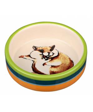 Levně Keramická miska s motivem křečka 80 ml/ 8 cm