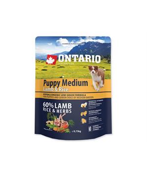 ONTARIO Puppy Medium Lamb & Rice