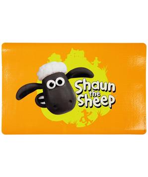 Ovečka Shaun prostírání pod misky s hlavou,oranžová 44x28cm - DOPRODEJ