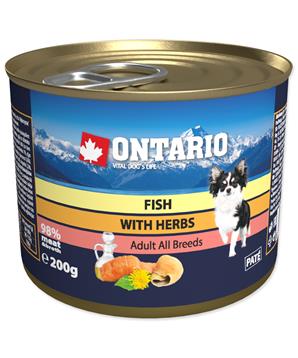 Konzerva ONTARIO Dog Mini Multi Fish and Salmon Oil