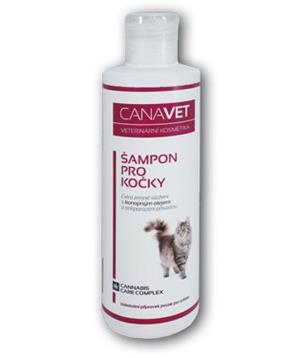 Levně CANAVET šampon pro kočky s antipar.přísadou Canabis CC 250ml