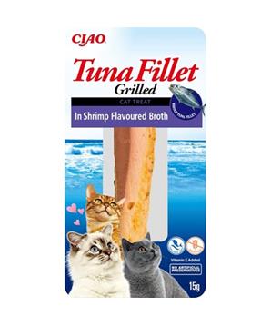 Levně Churu Cat Tuna Fillet in Shrimp Flavoured Broth 15g