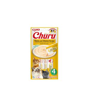 Levně Churu Cat Tuna with Cheese Recipe 4x14g