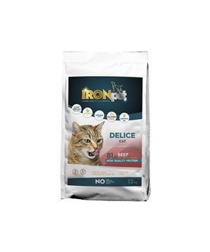 Levně IRONpet Cat Delice Beef (Hovězí) 12 kg