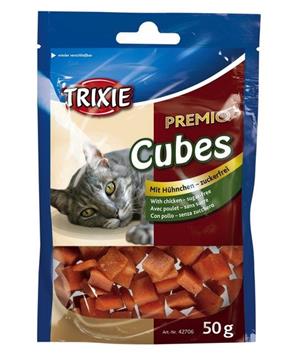 Levně Premio CUBES - kuřecí kostičky 50g