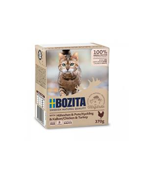 Levně Bozita Cat kousky v omáčce kuře a krůta TP 370g