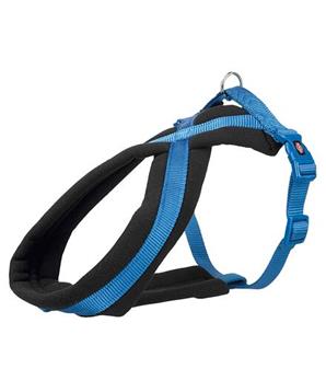 Levně Nylonový postroj PREMIUM podšitý - královská modrá L:hruď:60-100cm/25mm