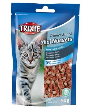 Levně Trainer Snack MINI NUGGETS s tuňákem,kuřecím a catnipem 50g 50g