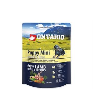 ONTARIO Puppy Mini Lamb & Rice