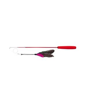 Levně Teleskopická tyč s hračkou pro kočky 40-98 cm