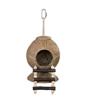 Levně Domek kokos křeček se žebříkem Nobby 31x 11,5cm 1 ks