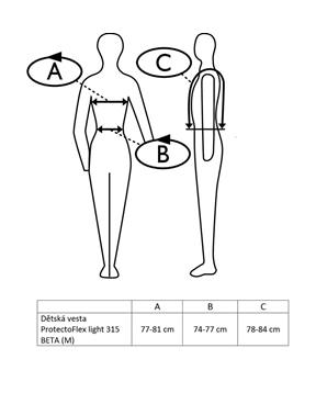 Bezpečnostní jezdecká vesta ProtectoFlex light 315 BETA