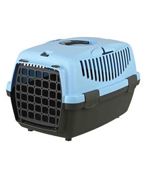 Levně Transportní box CAPRI I, XS: 32x31x48cm (max. 6kg) - tmavě šedá/sv.modrá 1 ls