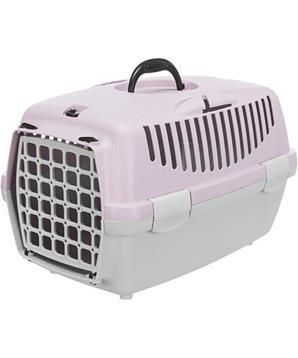 Levně Transportní box CAPRI I, XS: 32x31x48cm (max. 6kg) - světle šedá/světlá lila 1ks