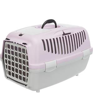 Levně Transportní box CAPRI II, XS-S: 37x34x55cm (max. 8kg) - světle šedá/světlá lila 1 ks