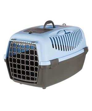 Transportní box CAPRI III 40x38x61cm (max. 12kg) - tmavě šedá/modrá