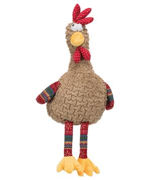 Rooster, plyšový kohout, šustivá folie uvnitř