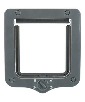 Průchozí dvířka pro kočku, 4-cestná, 20x22cm