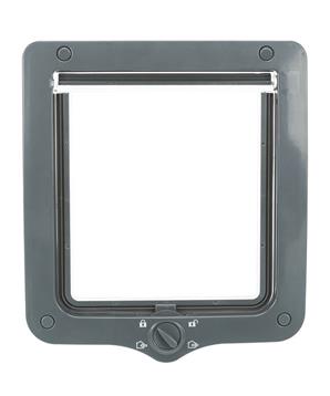 Průchozí dvířka pro kočku XL, s tunelem, 4-cestná, 24x28cm