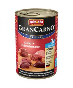 GRANCARNO JUNIOR - hovězí + krůtí srdce