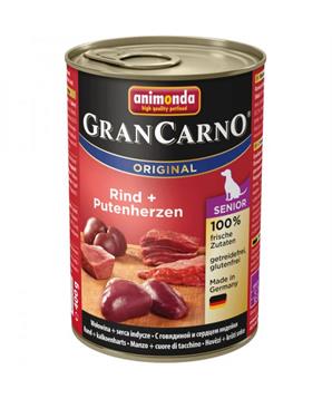 GRANCARNO Senior - hovězí, krůtí srdce