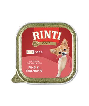 Levně Vanička RINTI Gold mini hovězí + perlička 100 g