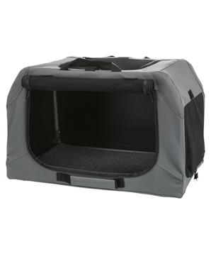 Levně Skládací cestovní box EASY šedý S-M: 71 x 49 x 51 cm